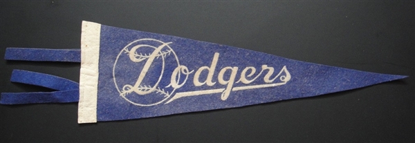 1940s/50s Brooklyn Dodgers Pennant
