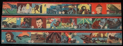 R12 America At War 3 Unseparated 8 Card Strips
