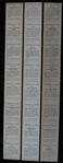 R12 America At War 3 Unseparated 8 Card Strips