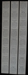 R40 Defending America 3 Unseparated Strips of 8