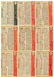 1952 Topps Lot of 16 Different Mid Grade Cards
