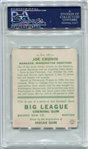 1933 Goudey #189 Joe Cronin PSA 3.5