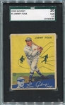1934 Goudey #1 Jimmy Foxx SGC 20