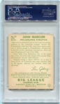 1934 Goudey #69 John Marcum PSA 5