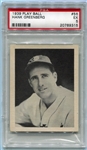 1939 Play Ball #56 Hank Greenberg PSA 5