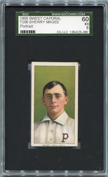 T206 Sherry Magee Portrait SGC 60
