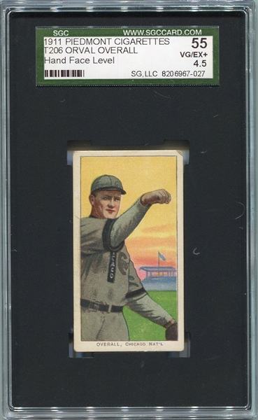 T206 Orval Overall Hand Face Level SGC 55