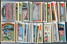 1972 Topps Baseball Partial Set of 480 Different