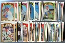 1972 Topps Baseball Partial Set of 480 Different