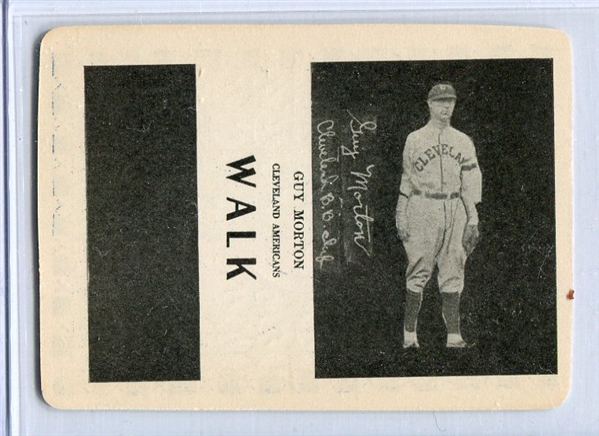 WG7 1923 Walter Mails Guy Morton Cleveland Blue Back