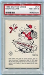 1963 Gad Fun Cards #57 Eddie Collins PSA 8