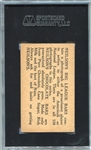 V61 Neilson's Chocolate Type 2 Eddie Collins SGC 50