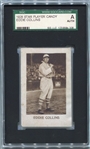 1928 Star Player Candy Eddie Collins SGC AUT