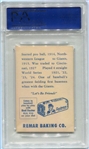 1949 Remar Bread George Kelly Autographed PSA 5.5