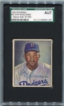1951 Bowman #23 Don Newcombe Autographed SGC/J. Spence AUT