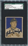 1949 Bowman #85 Johnny Mize Autographed SGC/J. Spence AUTH