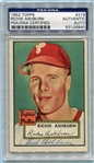 1952 Topps #216 Richie Ashburn Autographed PSA/DNA Certified Authentic
