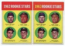 1963 Topps #54a & 54b Dave DeBusschere Rookie Cards
