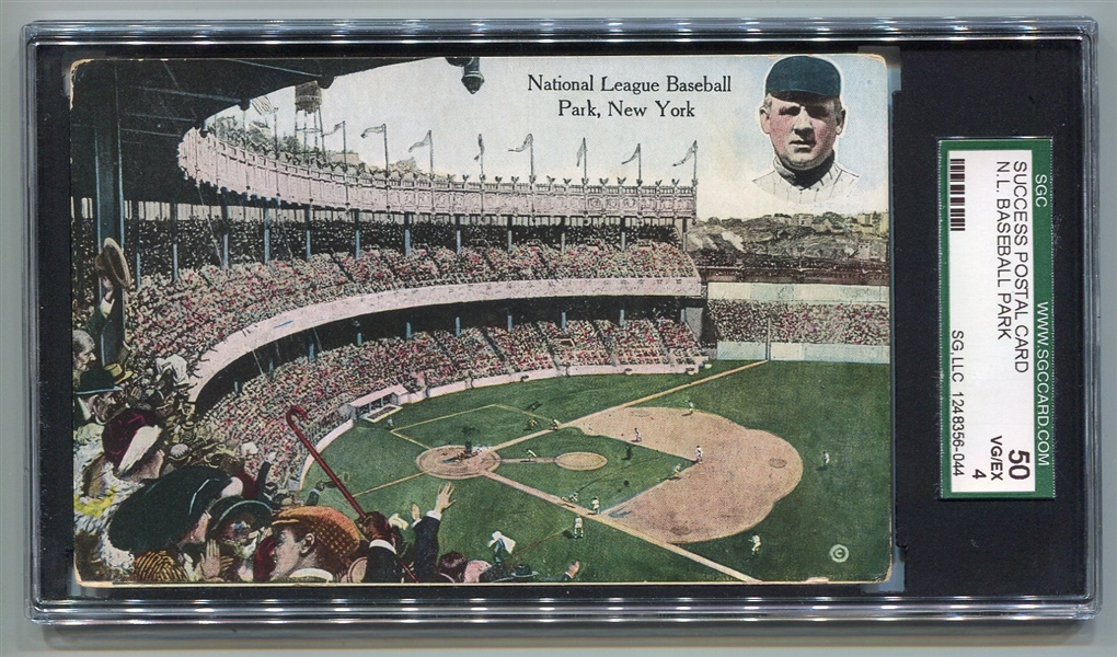 National League Baseball Park, New York Success Postal Card Co. Polo Ground/John Mcgraw