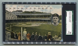 1910's Postcard Polo Grounds, National League Baseball Park, New York w/John McGraw