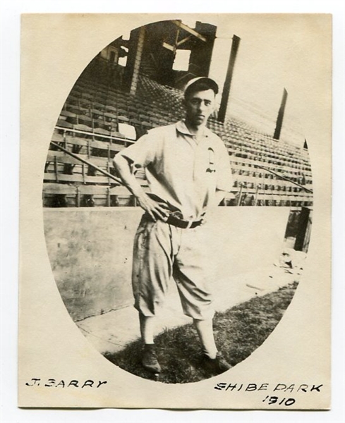 1910 Jack Barry Photo Shibe Park