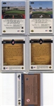 2002-2004 Upper Deck Autographed & Game Used Bat Cards Lot of 5
