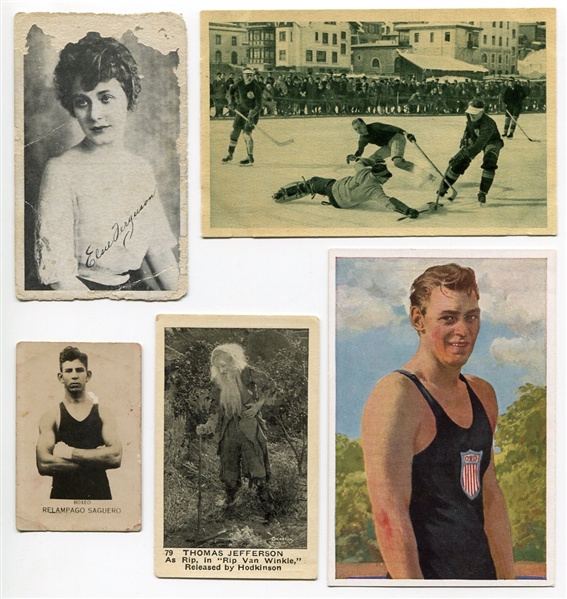 5 Card Lot of Foreign Sports & Non-Sports
