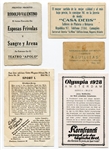 5 Card Lot of Foreign Sports & Non-Sports