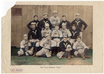 1892 Yale Baseball Team New York Recorder Supplement