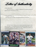 Lot of 4 Detroit Tigers Autgraphed Cards with PSA/DNA Cert