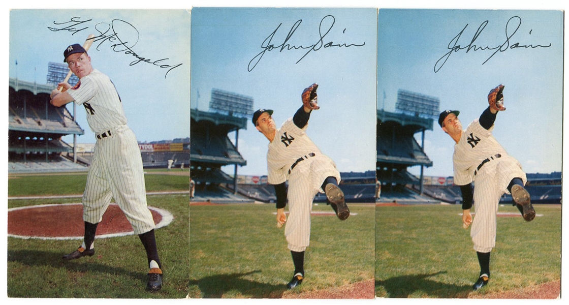 1953-55 Dormand Postcards Lot of 3