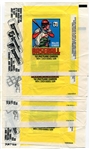 1970's Topps & Fleer Wax Wrapper Lot Baseball, Basketball & Football of 26