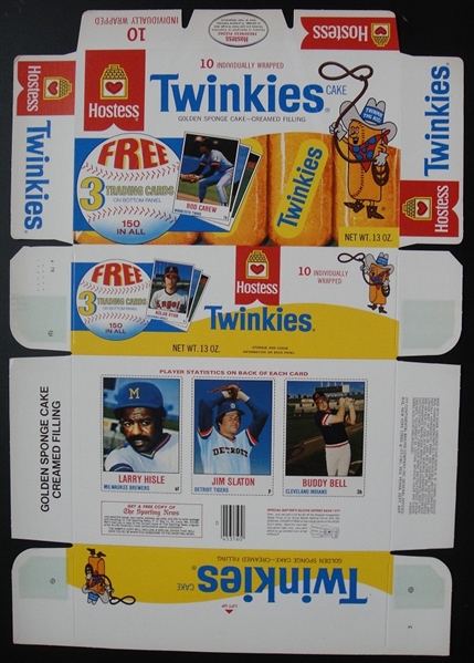1978 Hostess Twinkies & Cup Cakes Lot of 2 Complete Unused Boxes of Each