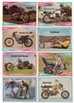 1972 Street Chopper Hot Bike Partial set of 54 Different EX to NRMT