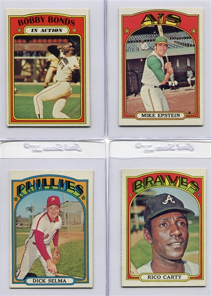 1972 Topps Lot of 16 Different High-Numbers Ex-Exmt