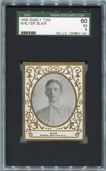 T204 Walter Blair New York AL SGC 60