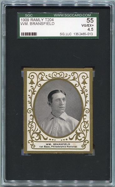 T204 Wm. Bransfield Philadelphia NL SGC 55