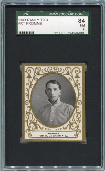 T204 Art Fromme Cincinnati NL SGC 84
