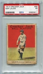 E145-1 1914 Cracker Jack #66 Nap Lajoie PSA 1