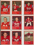 1963 Fleer Football Complete Set Nrmt to Nrmt/Mt