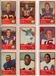 1963 Fleer Football Complete Set Nrmt to Nrmt/Mt