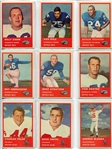 1963 Fleer Football Complete Set Nrmt to Nrmt/Mt