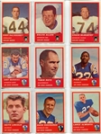1963 Fleer Football Complete Set Nrmt to Nrmt/Mt