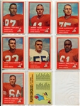 1963 Fleer Football Complete Set Nrmt to Nrmt/Mt