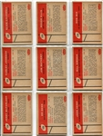 1960 Fleer Football Complete Set Nrmt+/-