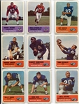 1962 Fleer Football Complete Set of 88 Exmt-Nrmt