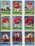 1962 Fleer Football Complete Set of 88 Exmt-Nrmt