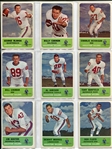 1962 Fleer Football Complete Set of 88 Exmt-Nrmt