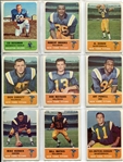 1962 Fleer Football Complete Set of 88 Exmt-Nrmt