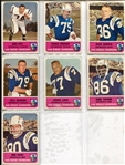 1962 Fleer Football Complete Set of 88 Exmt-Nrmt
